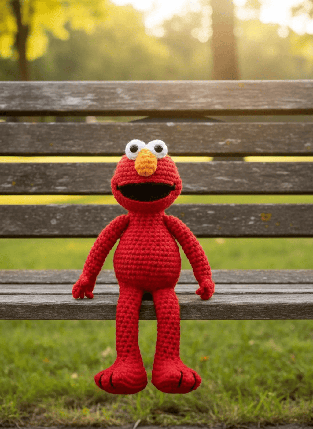 Red Monster Amigurumi Crochet Pattern PDF