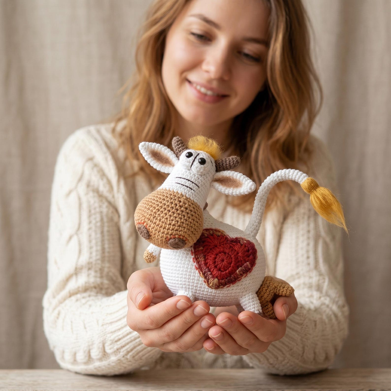 Crochet Cow Amigurumi Pattern