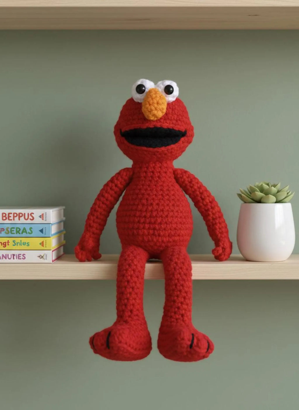 Red Monster Amigurumi Crochet Pattern PDF